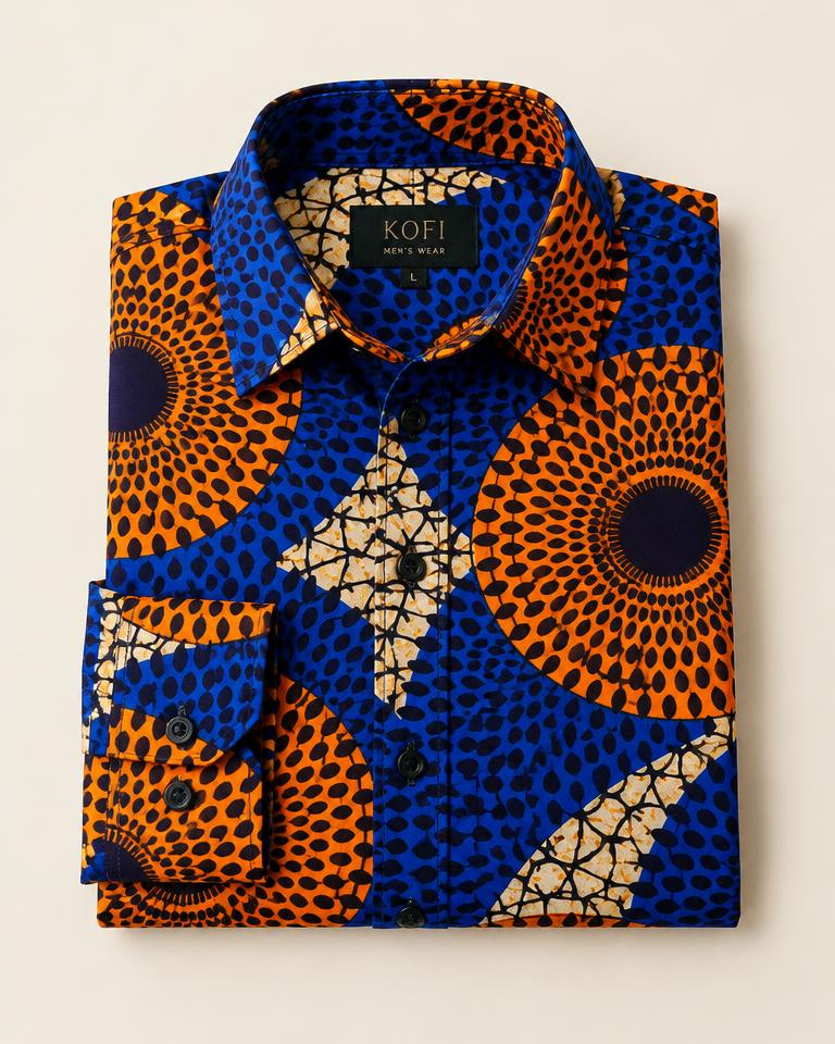 Sunburst Wax Print Shirt